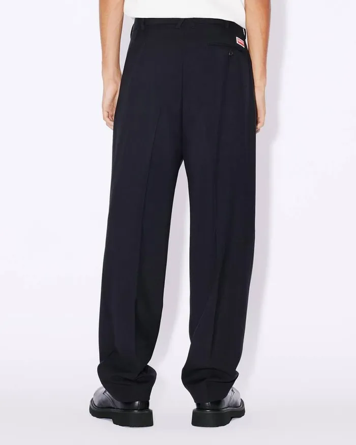 Kenzo Tailoring Men Tailored Trousers Midnight Blue