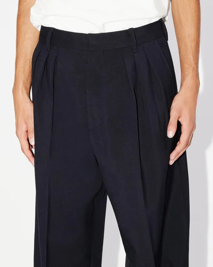Kenzo Tailoring Men Tailored Trousers Midnight Blue