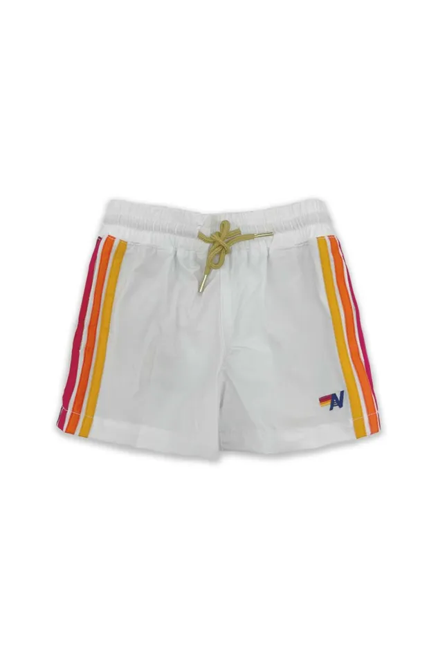 Kids AVIATOR NATION KIDS FLEX BOARD SHORTS 8211 WHITE Aviator Nation