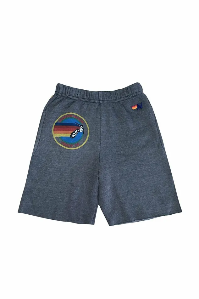 Kids AVIATOR NATION NORTH SHORE KIDS SWEATSHORTS 8211 VINTAGE CHARCOAL Aviator Nation