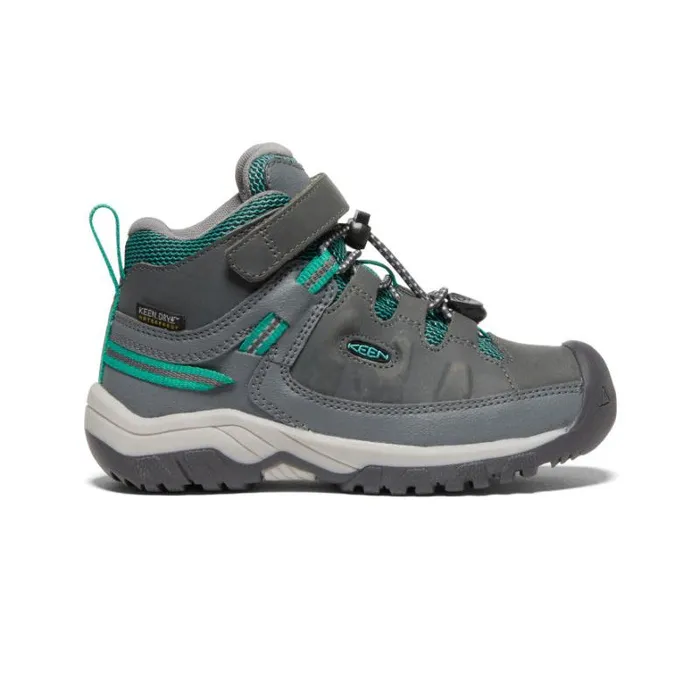 Kids KEEN Boots Little Kids039 Grey Hiking Boots 8211 Targhee Mid WP