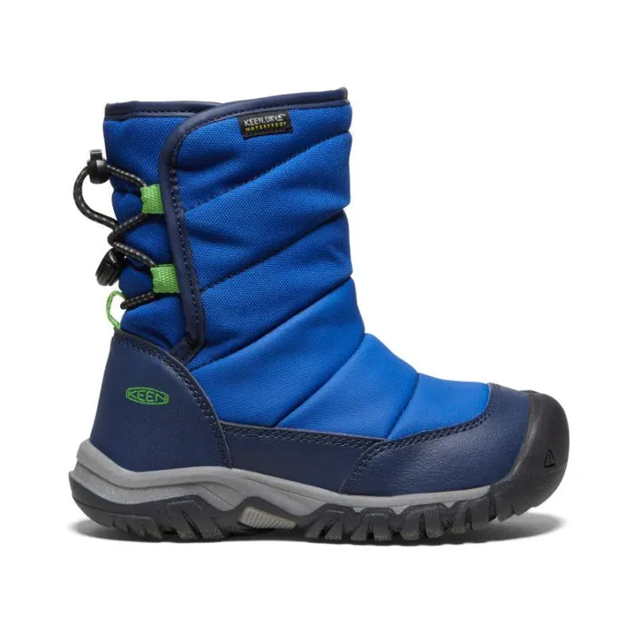 Kids KEEN Boots Little Kids039 Puffrider Waterproof Blue Boot