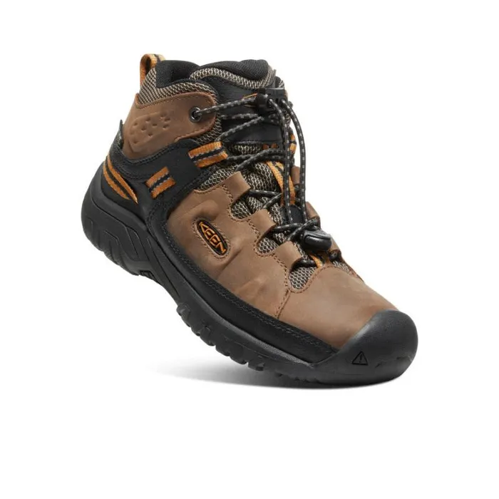 Kids KEEN Hike Big Kids039 Dark Brown Hiking Boots 8211 Targhee Mid WP Kids KEEN Hike Big Kids039 Dark Brown Hiking Boots 8211 Targhee Mid WP