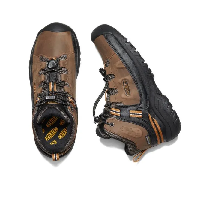 Kids KEEN Hike Big Kids039 Dark Brown Hiking Boots 8211 Targhee Mid WP Kids KEEN Hike Big Kids039 Dark Brown Hiking Boots 8211 Targhee Mid WP