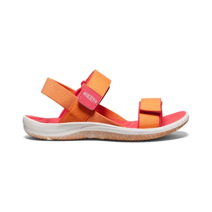 Kids KEEN Online Big Kids039 Elle Backstrap TangerineCayenne Sandal