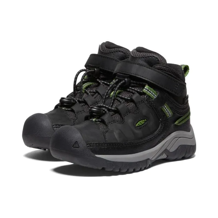 Kids KEEN Online Little Kids039 Black Hiking Boots 8211 Targhee Mid WP Kids KEEN Online Little Kids039 Black Hiking Boots 8211 Targhee Mid WP