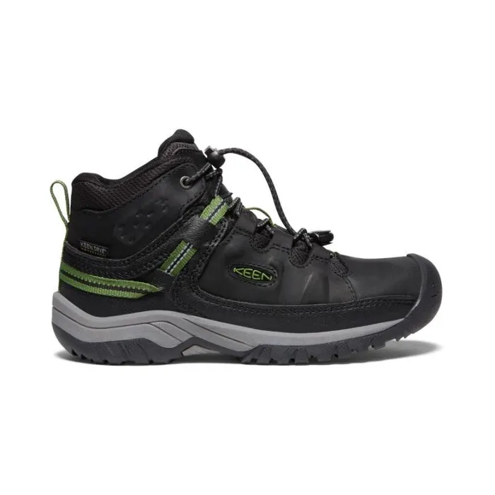 Kids KEEN Playground Big Kids039 Black Hiking Boots 8211 Targhee Mid WP