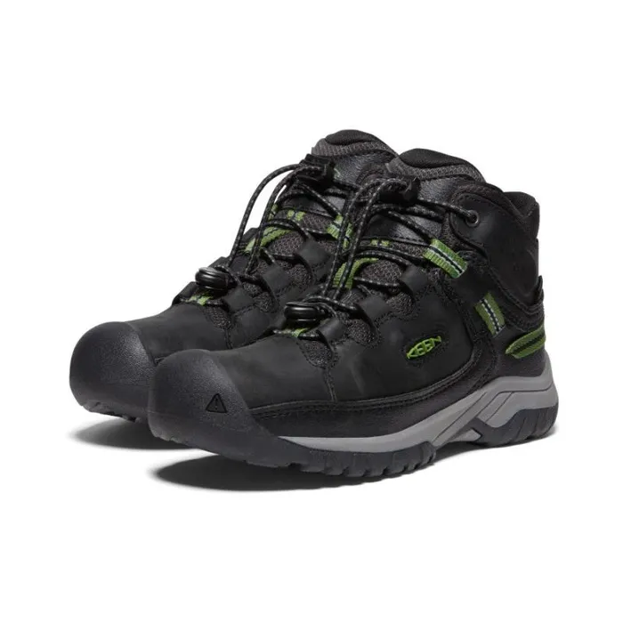 Kids KEEN Playground Big Kids039 Black Hiking Boots 8211 Targhee Mid WP Kids KEEN Playground Big Kids039 Black Hiking Boots 8211 Targhee Mid WP