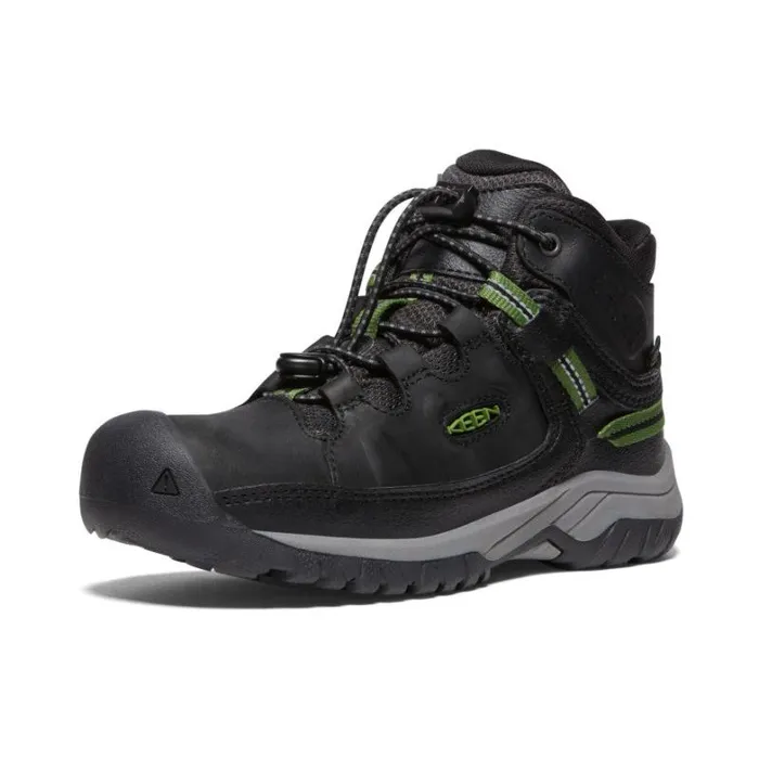 Kids KEEN Playground Big Kids039 Black Hiking Boots 8211 Targhee Mid WP Kids KEEN Playground Big Kids039 Black Hiking Boots 8211 Targhee Mid WP