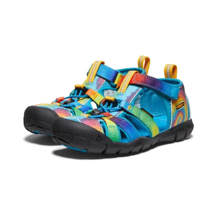 Kids KEEN Playground Big Kids039 Blue Tie Dye Water Sandals 8211 Seacamp II CNX Kids KEEN Playground Big Kids039 Blue Tie Dye Water Sandals 8211 Seacamp II CNX