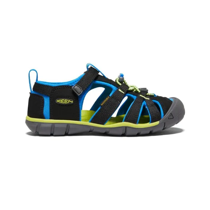 Kids KEEN Playground Little Kids039 Black Water Sandals 8211 Seacamp II CNX
