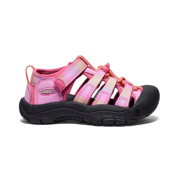 Kids KEEN Playground Little Kids039 Newport H2 Hot PinkPastel Lavender Sandal
