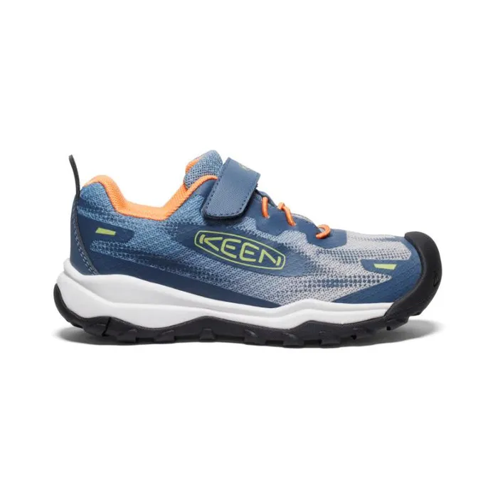 Kids KEEN Playground Little Kids039 Wanduro Speed Vintage IndigoTangerine Shoe
