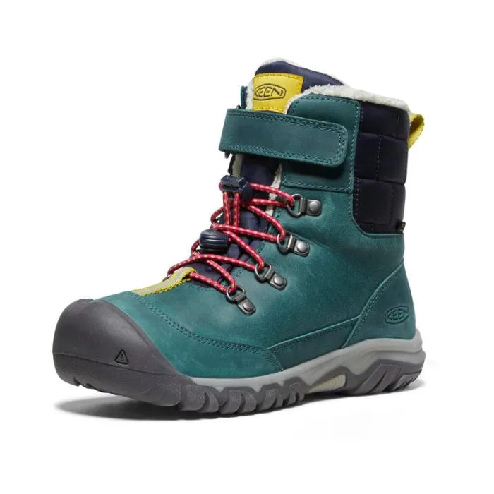 Kids KEEN Winter Big Kids039 Kanibou Waterproof Blue Leather Tall Boot Kids KEEN Winter Big Kids039 Kanibou Waterproof Blue Leather Tall Boot