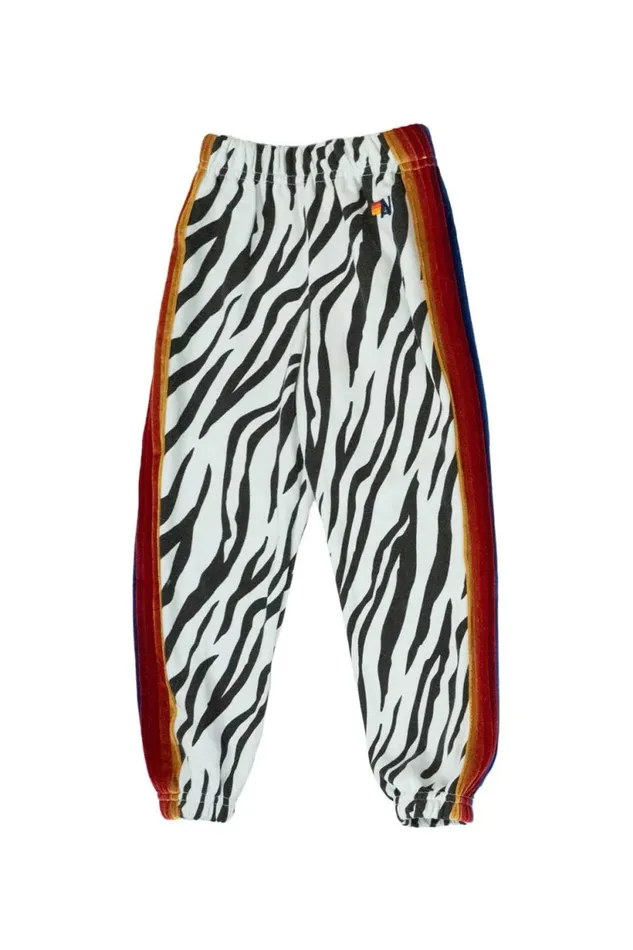 Kids KID039S CLASSIC SWEATPANTS 8211 ZEBRA Aviator Nation Kids KID039S CLASSIC SWEATPANTS 8211 ZEBRA Aviator Nation