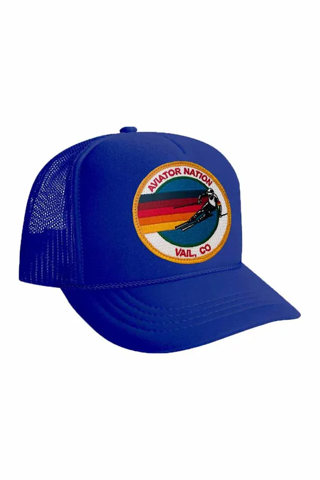 Kids SIGNATURE VAIL 8211 KIDS VINTAGE FOAM TRUCKER Aviator Nation Kids SIGNATURE VAIL 8211 KIDS VINTAGE FOAM TRUCKER Aviator Nation