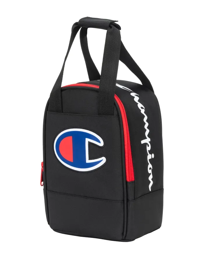 Kids Youthquake Lunch Kit Black Kids Champion Bags and Backpacks