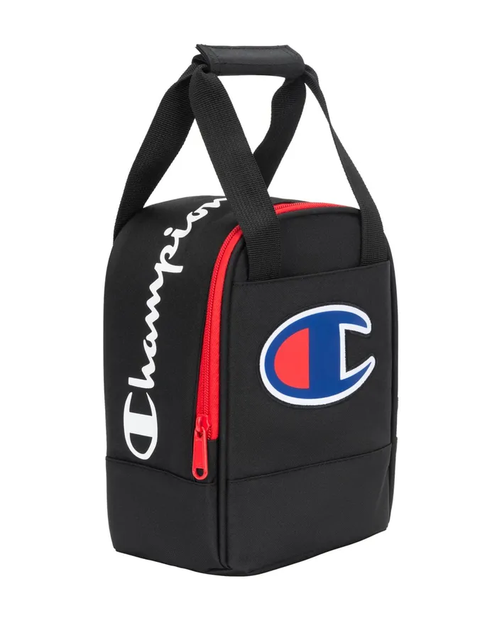 Kids Youthquake Lunch Kit Black Kids Champion Bags and Backpacks