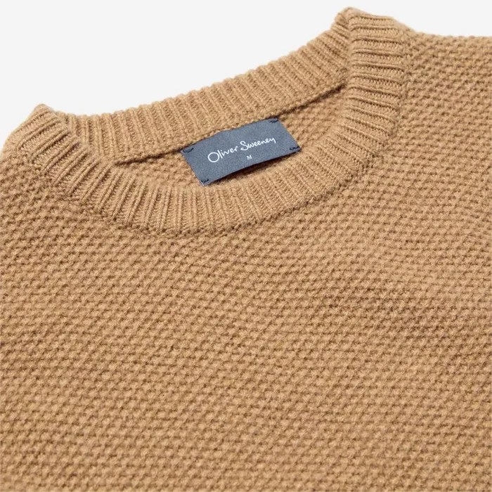 Knitwear Men Oliver Sweeney Lenarth Camel Knitwear Men Oliver Sweeney Lenarth Camel