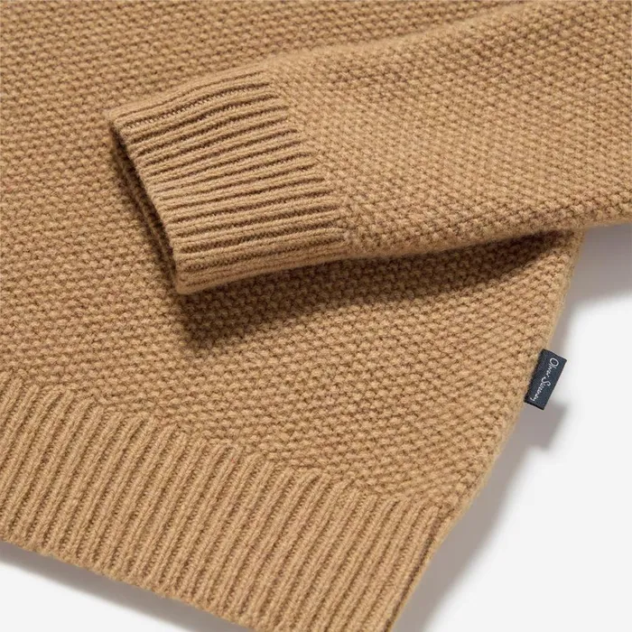 Knitwear Men Oliver Sweeney Lenarth Camel Knitwear Men Oliver Sweeney Lenarth Camel