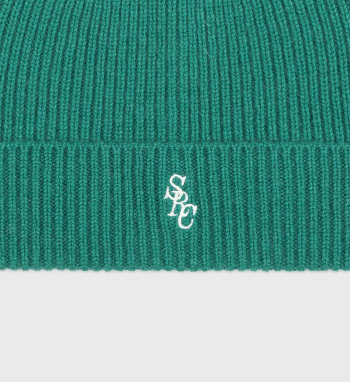 Knitwear Women Sporty and Rich SRC Cashmere Beanie 8211 Green