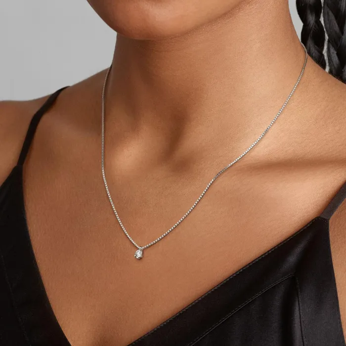 LabGrown Diamond Necklaces Women Pandora Online Nova Sterling Silver Labgrown Diamond Pendant Necklace