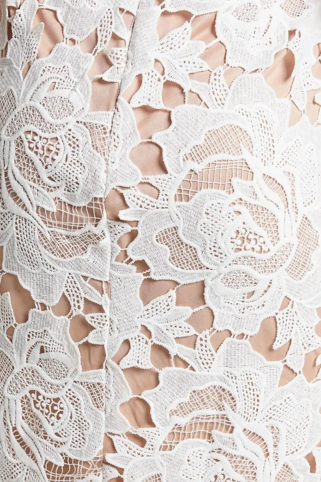 Lace To Lace Midi Dress 8211 Strapless Bodycon Dress In White Lace Women Showpo Curve Clothes