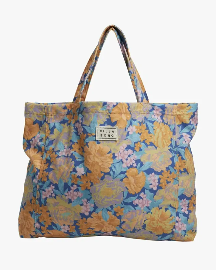 Last Summer Vacation Beach Bag Blue Women Billabong Handbags and Totes
