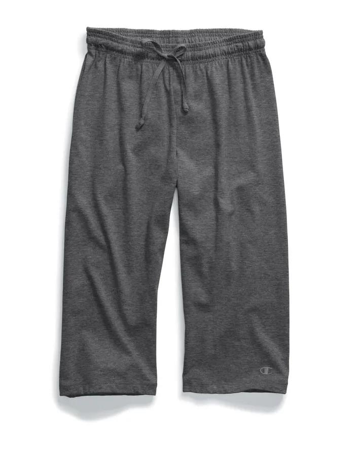 Lightweight Lounge Capri Pants C Logo 18034 Granite Heather Women Champion Pants