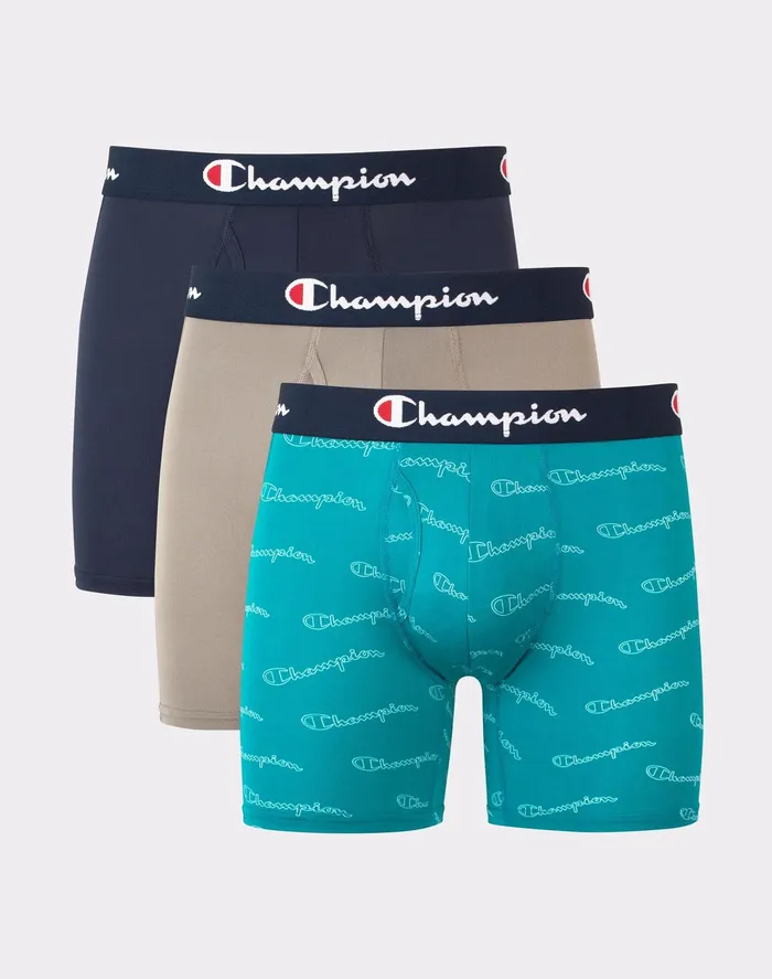 Lightweight Stretch Men039S Boxer Briefs With Pocket Pack MoistureWicking AntiOdor 3Pack Assorted Men Champion Underwear Lightweight Stretch Men039S Boxer Briefs With Pocket Pack MoistureWicking AntiOdor 3Pack Assorted Men Champion Underwear