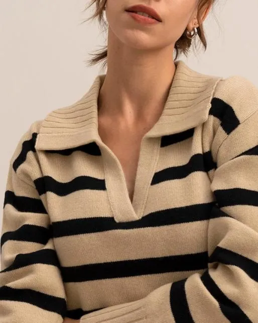 Lilysilk 100 Cashmere Striped Sweater For Women Gilly Stripe Sweater Women Knitwear