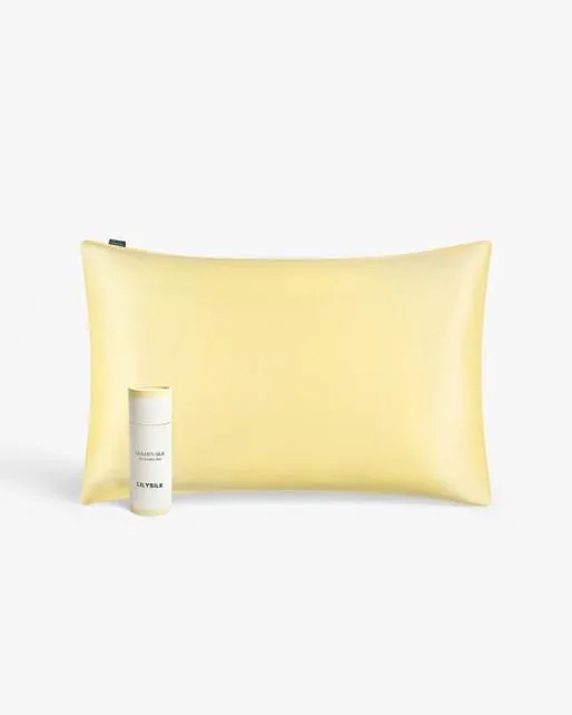 Lilysilk LILYUREA Silk Travel Pillowcase With Zipper Home Silk Pillowcases