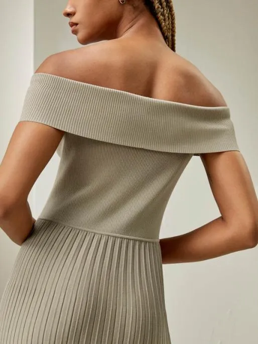Lilysilk OffShoulder Hybrid Pleated Dress Women Jumpsuits Dresses