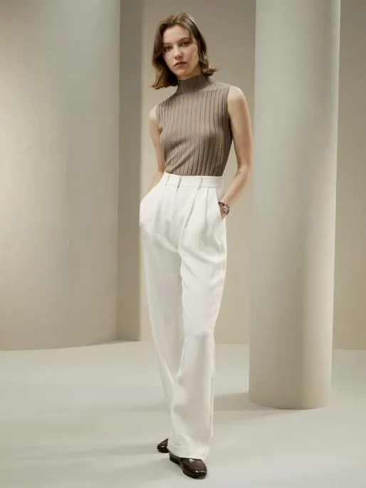 Lilysilk SilkCashmere Blend Knit Top Women Knitwear