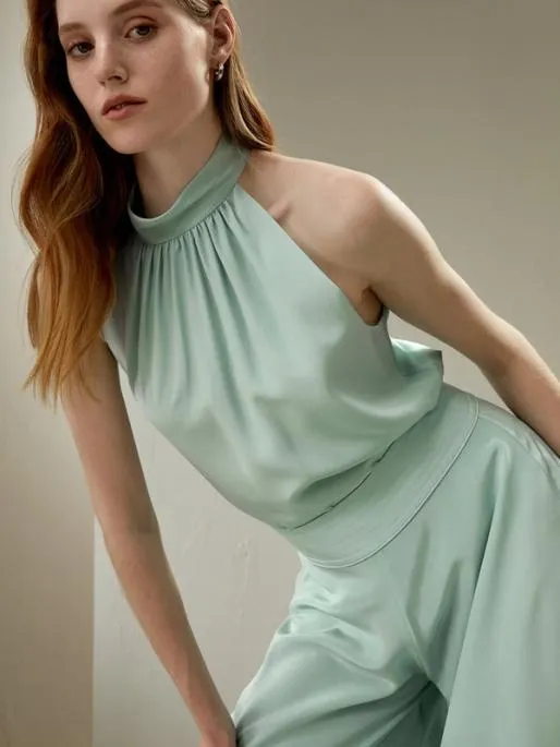 Lilysilk Yasmin Silk Halter Top 8211 Luxurious And Stylish Women Tops
