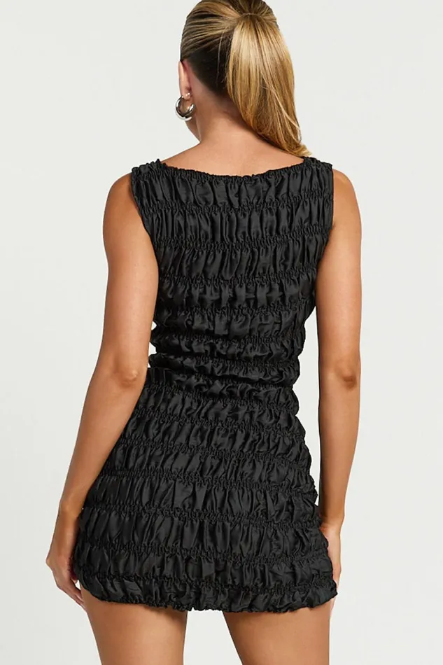 Lioness 8211 Guccio Mini Dress In Onyx Women Showpo Dresses