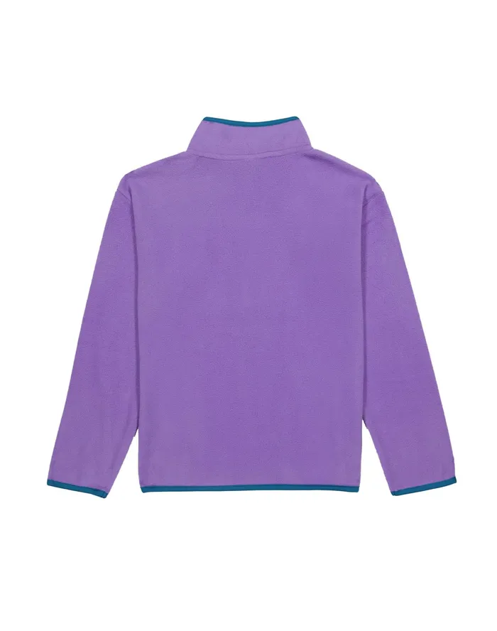 Little Girls Micro Fleece QuarterZip Jacket Script Logo Lavish Lavender Kids Champion Hoodies and Sweatshirts