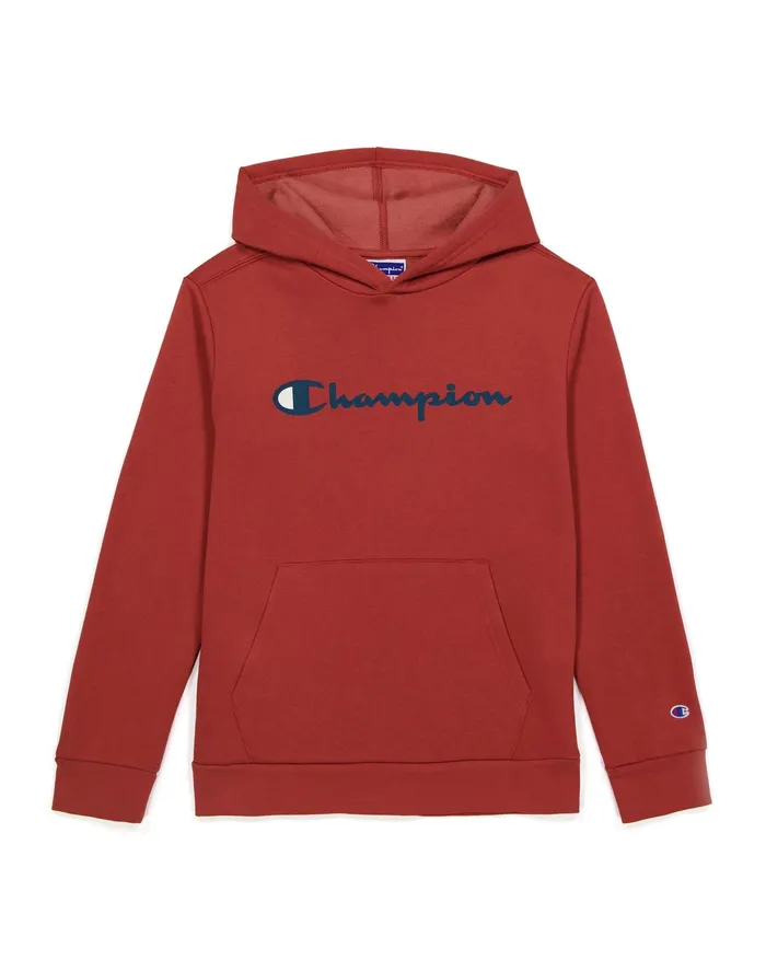 Little Kids039 Powerblend Hoodie Classic Script Sandalwood Red Kids Champion Hoodies and Sweatshirts Little Kids039 Powerblend Hoodie Classic Script Sandalwood Red Kids Champion Hoodies and Sweatshirts