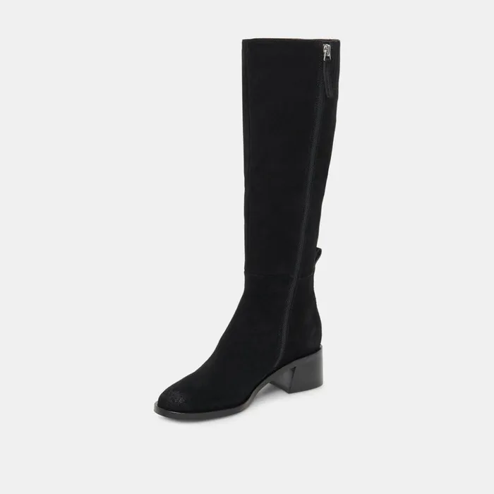 Lizah Boots Onyx Suede Women Dolce Vita Boots and Booties