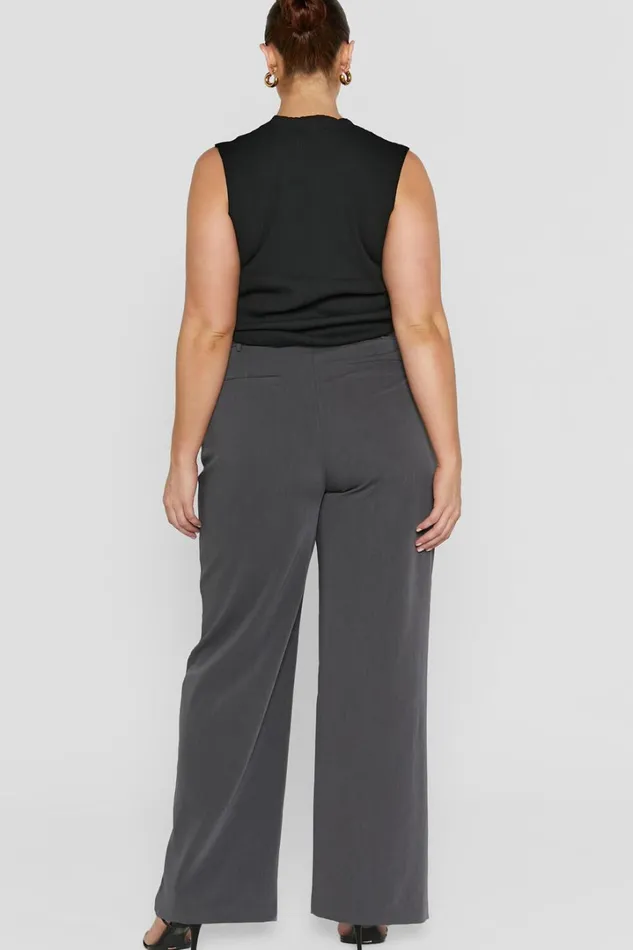 Lorcan Pants 8211 High Waisted Tailored Pants In Charcoal Women Showpo Pants