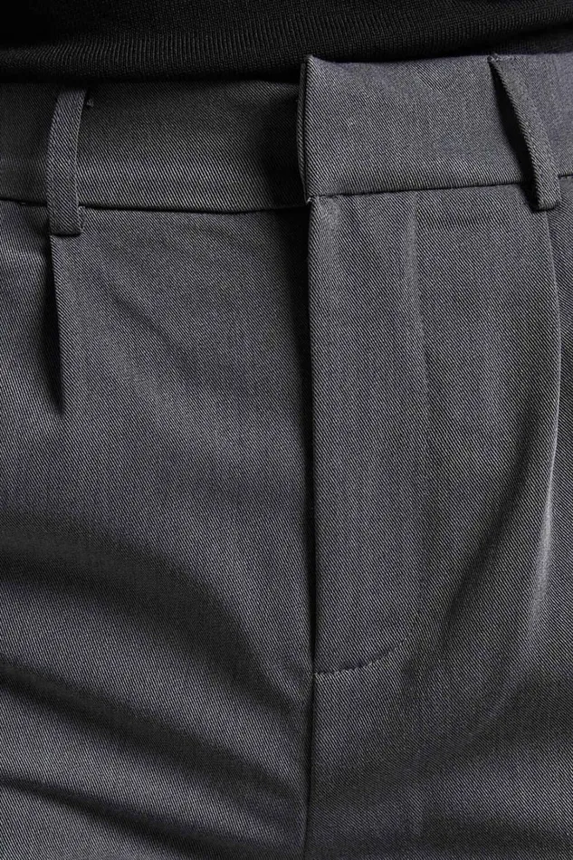 Lorcan Pants 8211 High Waisted Tailored Pants In Charcoal Women Showpo Pants