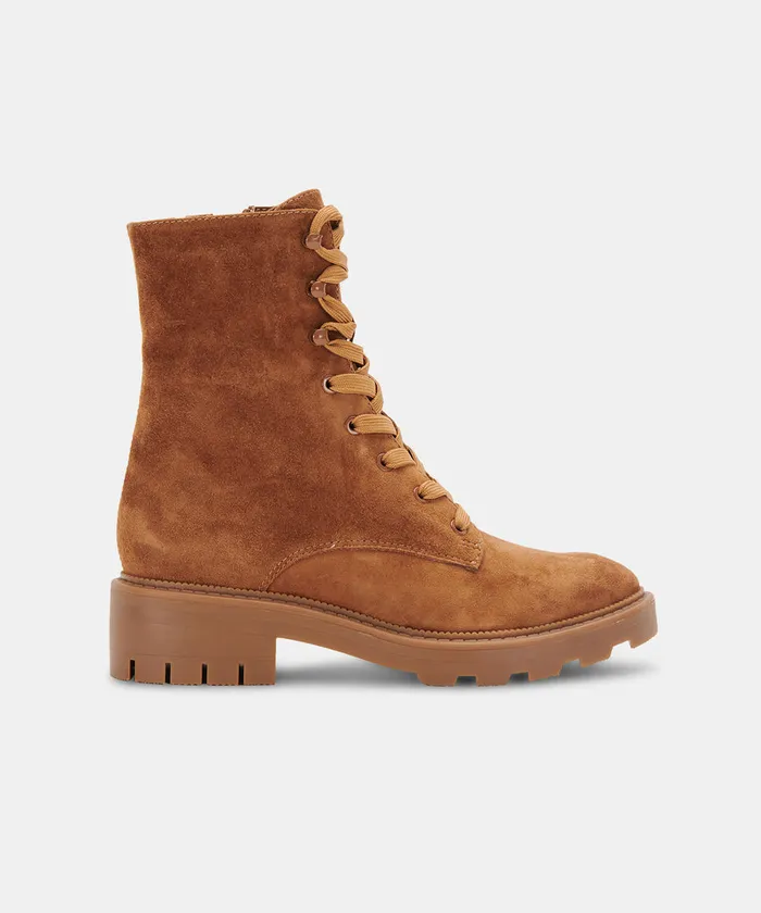 Lottie Boots Saddle Suede Women Dolce Vita Boots and Booties