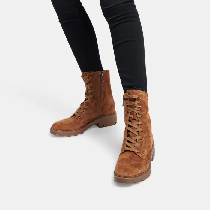 Lottie Boots Saddle Suede Women Dolce Vita Boots and Booties