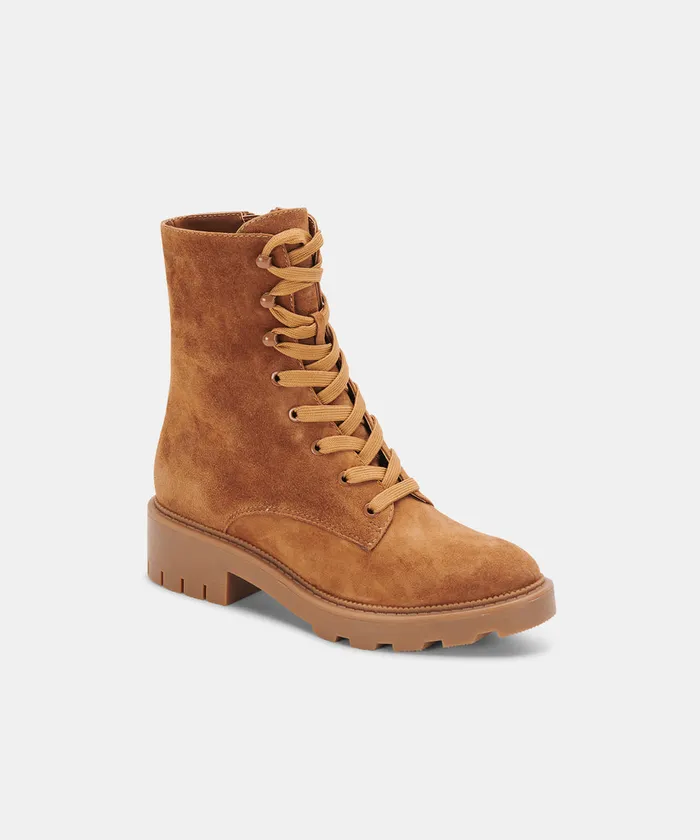 Lottie Boots Saddle Suede Women Dolce Vita Boots and Booties