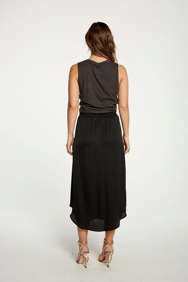 Loungewear Womens Silky Basics Museum Skirt Chaser Brand