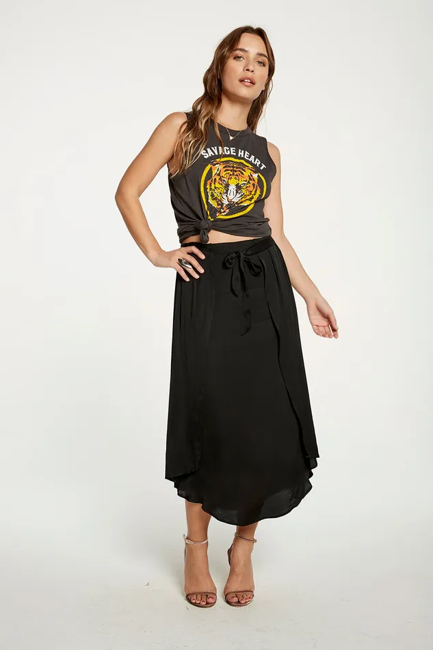 Loungewear Womens Silky Basics Museum Skirt Chaser Brand