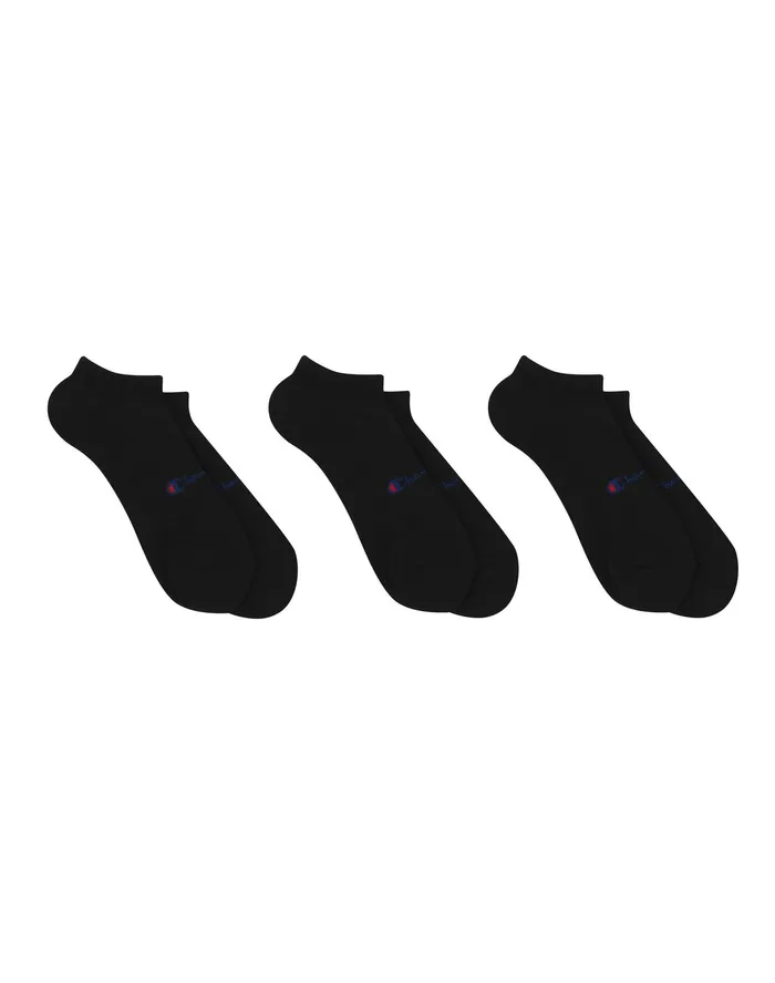 Men039S Compression NoShow Socks 3Pairs Black Men Champion Socks