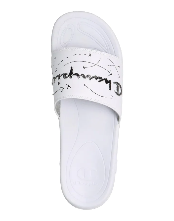 Men039S Mega Sfb Slides Whiteblack Men Champion Lifestyle