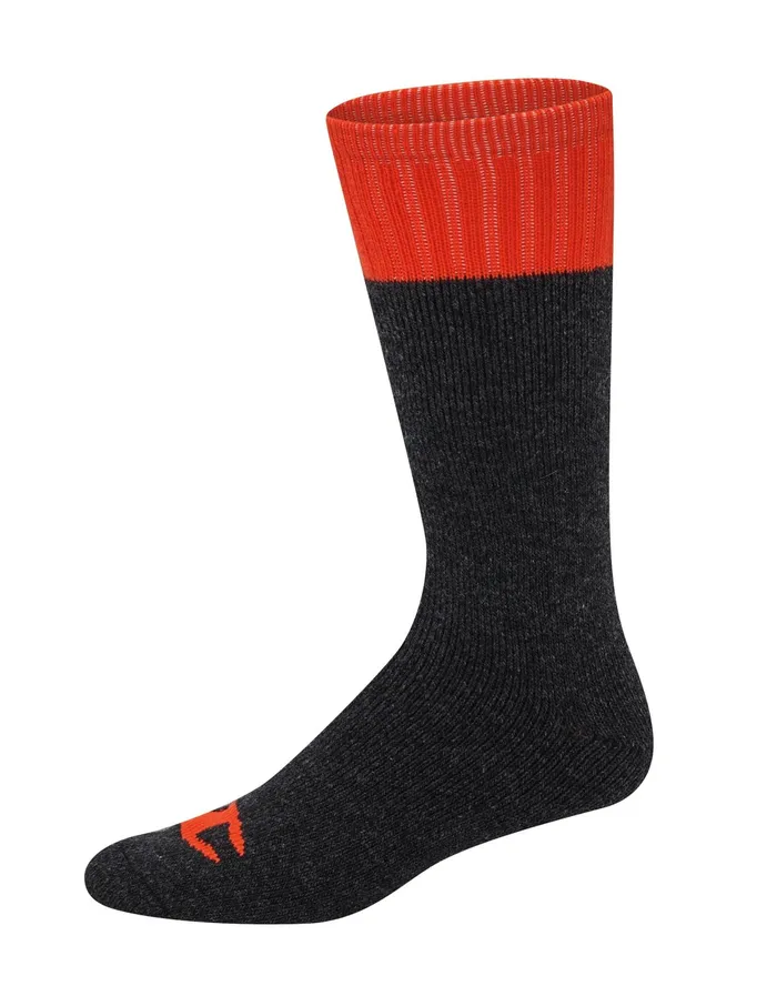 Men039S Outdoor Heavyweight Crew With Wool 2Pairs Cranberry Redblack Men Champion Socks