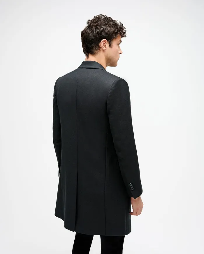 Men 7 For All Mankind Jackets 038 Coats Topcoat In Black